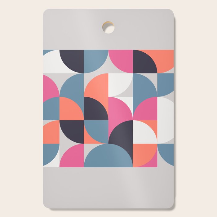 Mid Century Geometric 21 Cutting Board Gallery Image 1