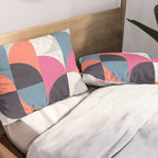 Mid Century Geometric 21 Pillow Sham Gallery Image 2