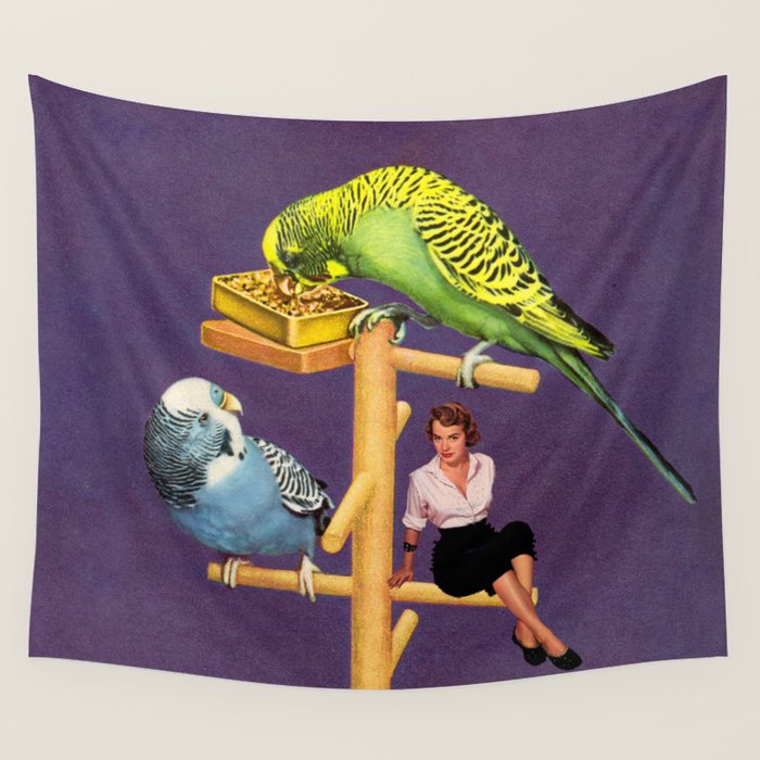 Birdie Wall Tapestry Gallery Image 4
