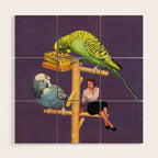 Birdie Wood Wall Art Gallery Image 1