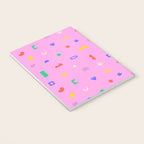 Abstract colorful organic shape art pattern Notebook Gallery Image 3