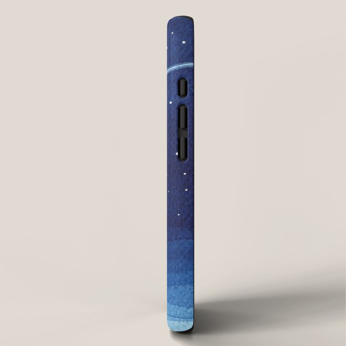 Falling star, shooting star, sailboat ocean waves blue sea iPhone Case Gallery Image 2