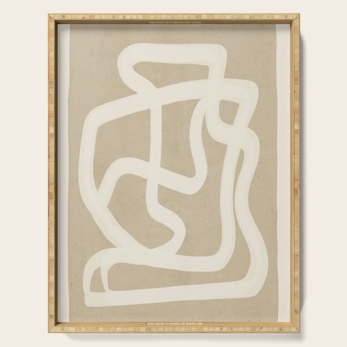 Abstract Lines 23 Serving Tray Gallery Image 1