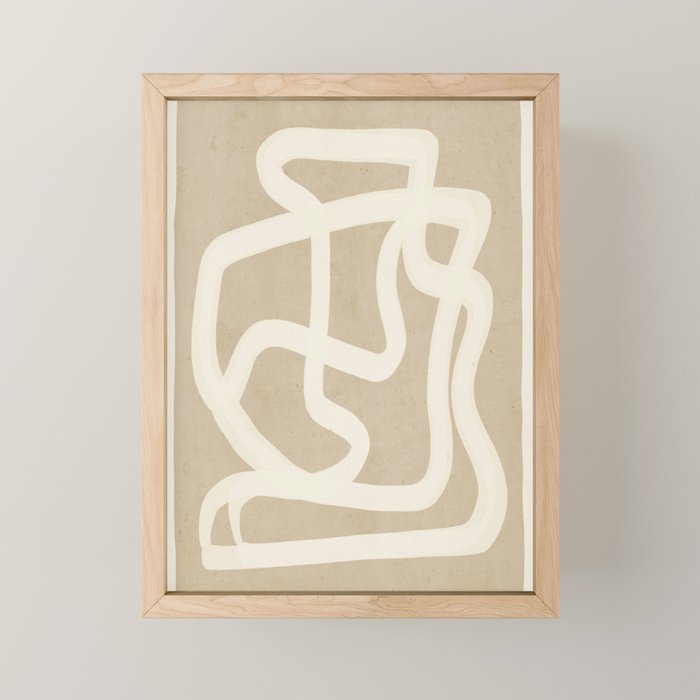 Abstract Lines 23 Mini Art Print Gallery Image 1