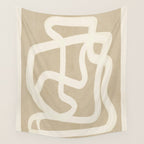 Abstract Lines 23 Wall Tapestry Gallery Image 4