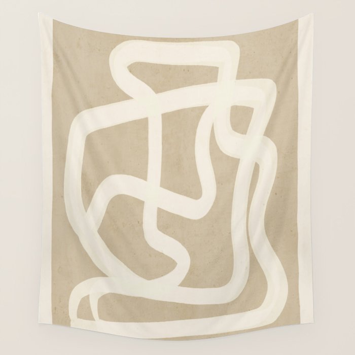 Abstract Lines 23 Wall Tapestry Gallery Image 4