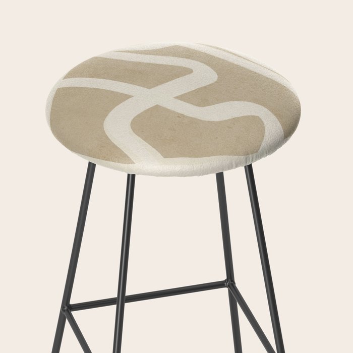 Abstract Lines 23 Stool Gallery Image 2