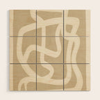 Abstract Lines 23 Wood Wall Art Gallery Image 1