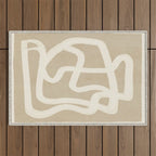 Abstract Lines 23 Outdoor Rug Gallery Image 1