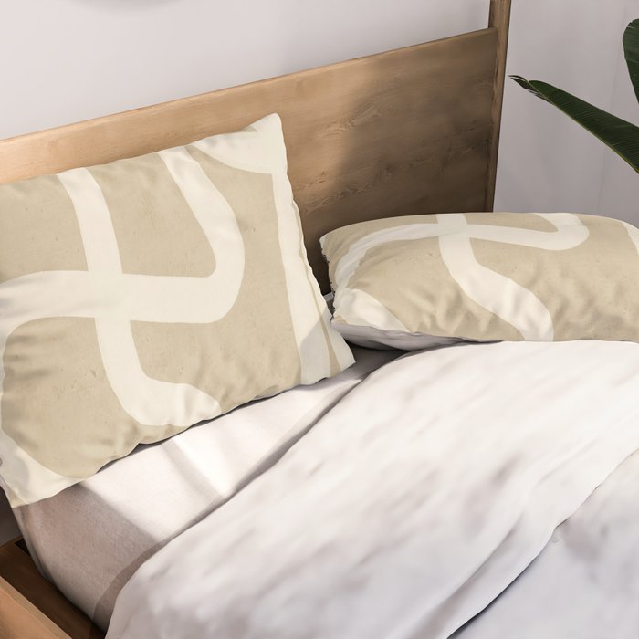 Abstract Lines 23 Pillow Sham Gallery Image 2