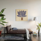 Giant Bloom Wood Wall Art Gallery Image 2