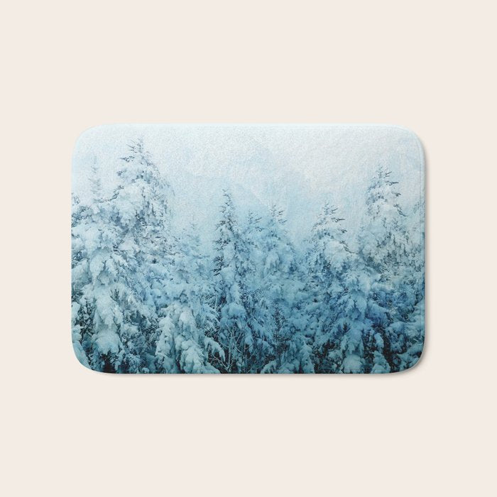 Winter Forest Bath Mat Gallery Image 1