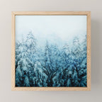 Winter Forest Mini Art Print Gallery Image 1