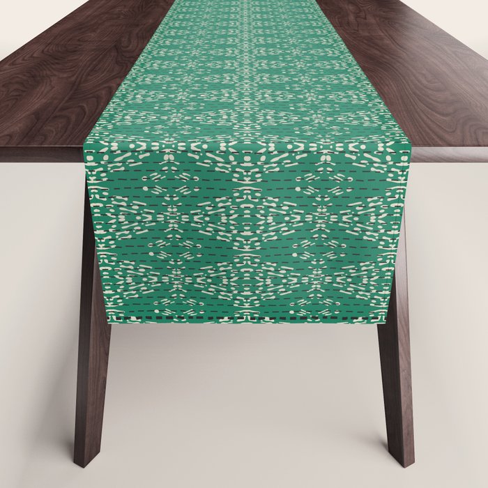 ZOLA KANTHA GREEN Table Runner Gallery Image 1