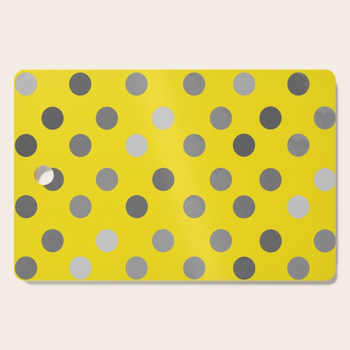 Polka Proton Yellow Cutting Board Gallery Image 1