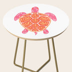 Sea Turtle - Melon Palette Side Table Gallery Image 2