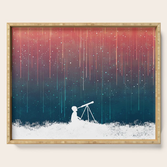 Meteor Rain (light version) Serving Tray Gallery Image 1