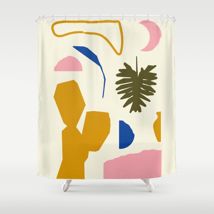 Simple Garden Shower Curtain Gallery Image 1