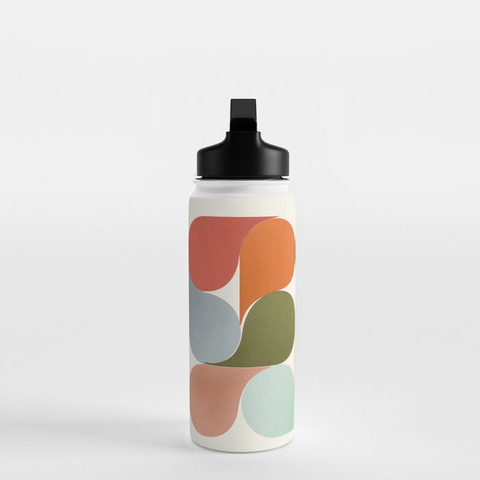 Shapes of color - abstract Water Bottle Gallery Image 3