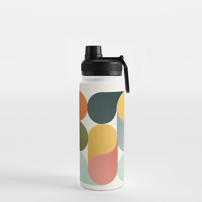 Shapes of color - abstract Water Bottle Gallery Image 2