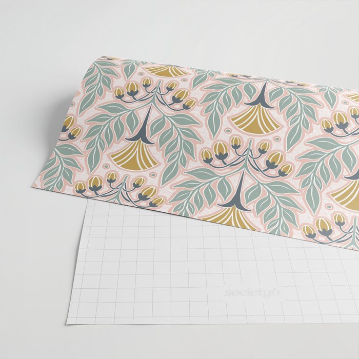 La Floraison - Blush Pink Wrapping Paper Gallery Image 2