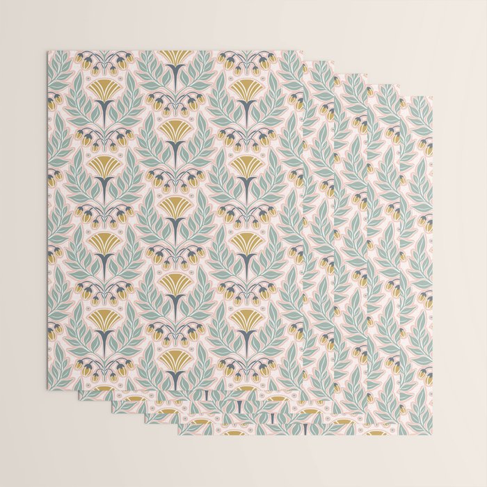 La Floraison - Blush Pink Wrapping Paper Gallery Image 3
