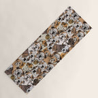 Social English Bulldog Yoga Mat Gallery Image 1