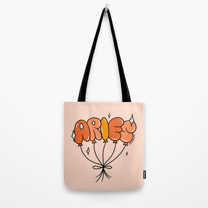 Aries Balloons Tote Bag Gallery Image 2