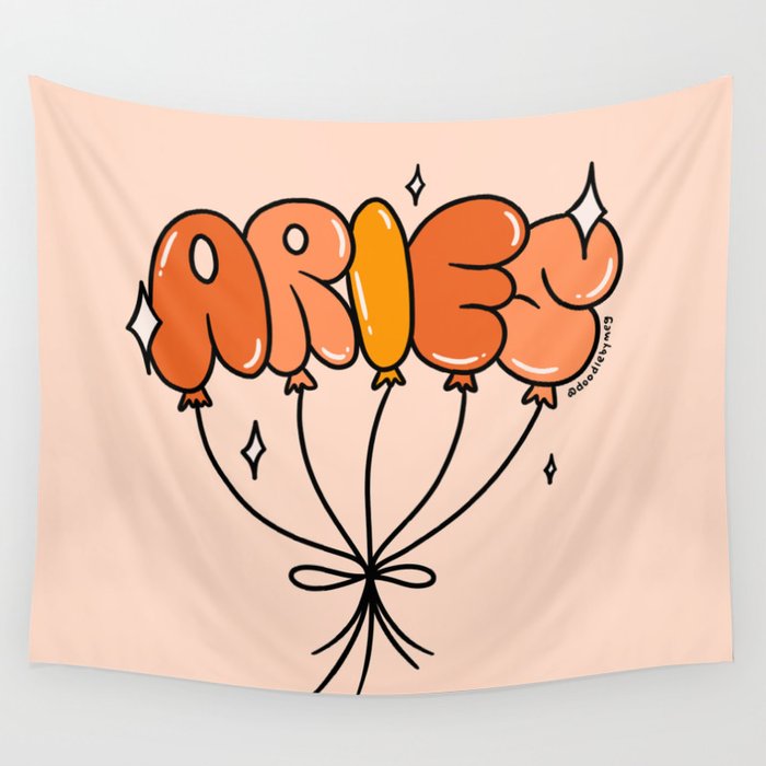 Aries Balloons Wall Tapestry Gallery Image 1