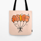 Aries Balloons Tote Bag Gallery Image 1