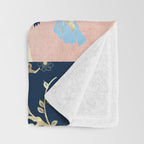 Vintage Vase Abstract Throw Blanket Gallery Image 3