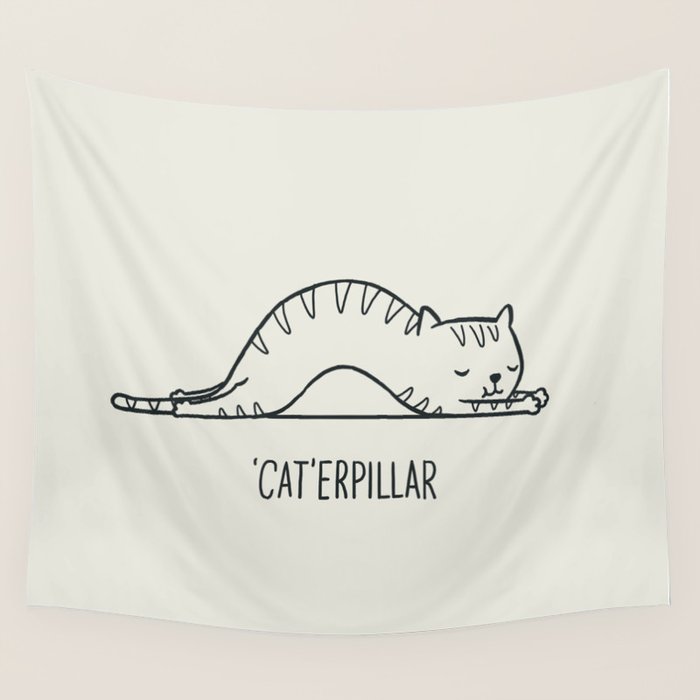 Cat-erpillar Wall Tapestry Gallery Image 1