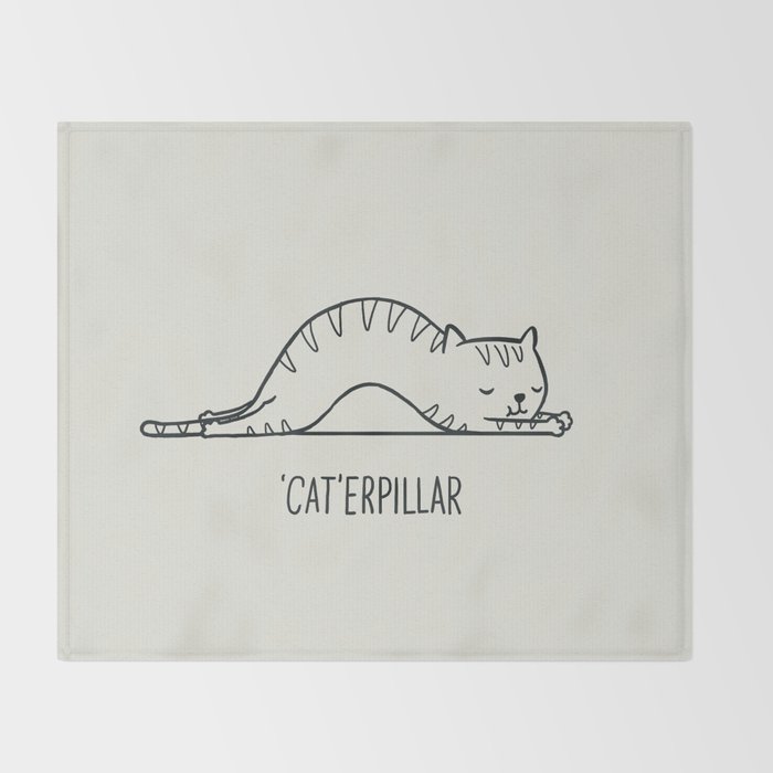 Cat-erpillar Throw Blanket Gallery Image 2