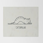 Cat-erpillar Throw Blanket Gallery Image 2