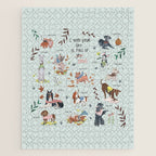 Dog lover person cute dogs breed pattern Jigsaw Puzzle Gallery Image 1