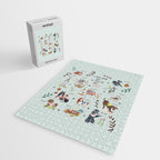Dog lover person cute dogs breed pattern Jigsaw Puzzle Gallery Image 2