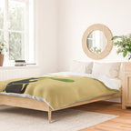 Cat with flower Duvet Cover Gallery Image 2