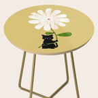 Cat with flower Side Table Gallery Image 2