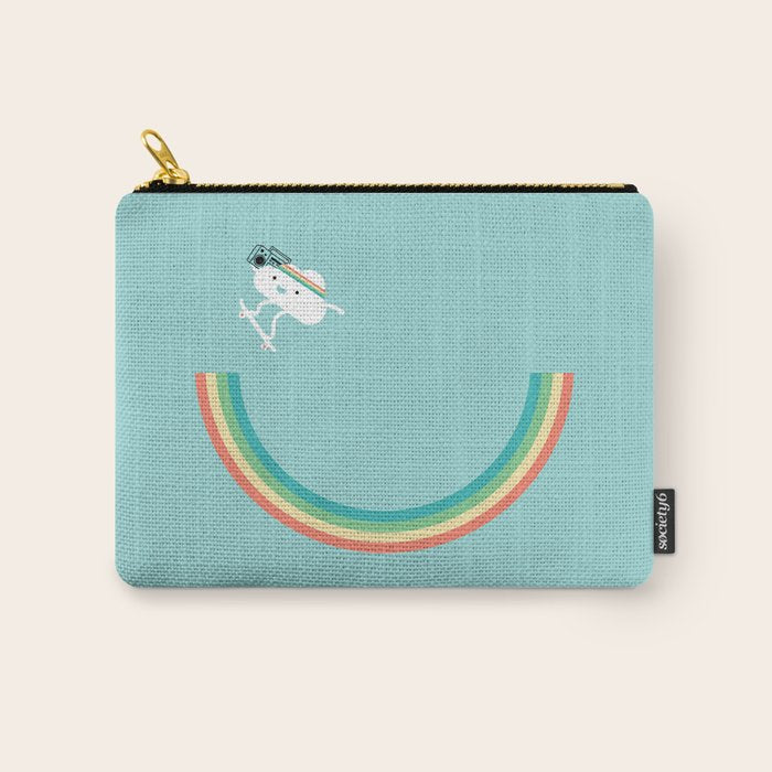 Skateboarding cloud Carry All Pouch Gallery Image 1