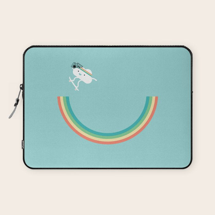 Skateboarding cloud Laptop Sleeve Gallery Image 1