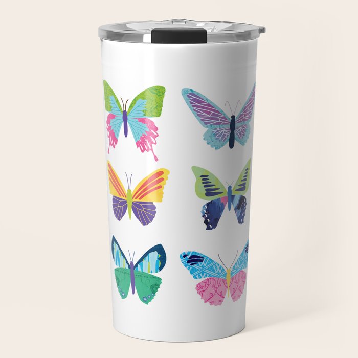 Colorful Butterflies  Travel Mug Gallery Image 1
