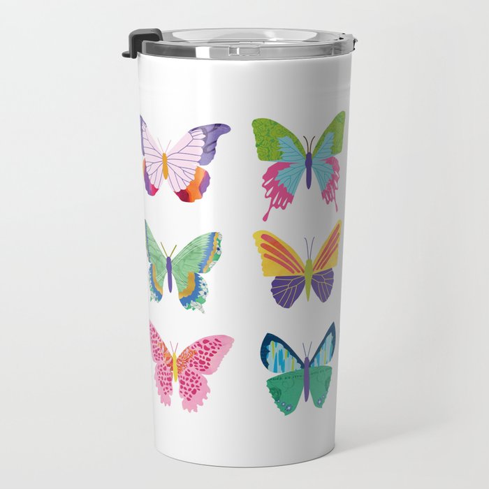 Colorful Butterflies  Travel Mug Gallery Image 3