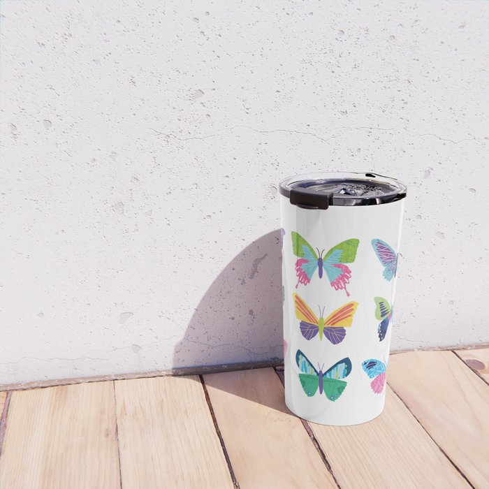 Colorful Butterflies  Travel Mug Gallery Image 4