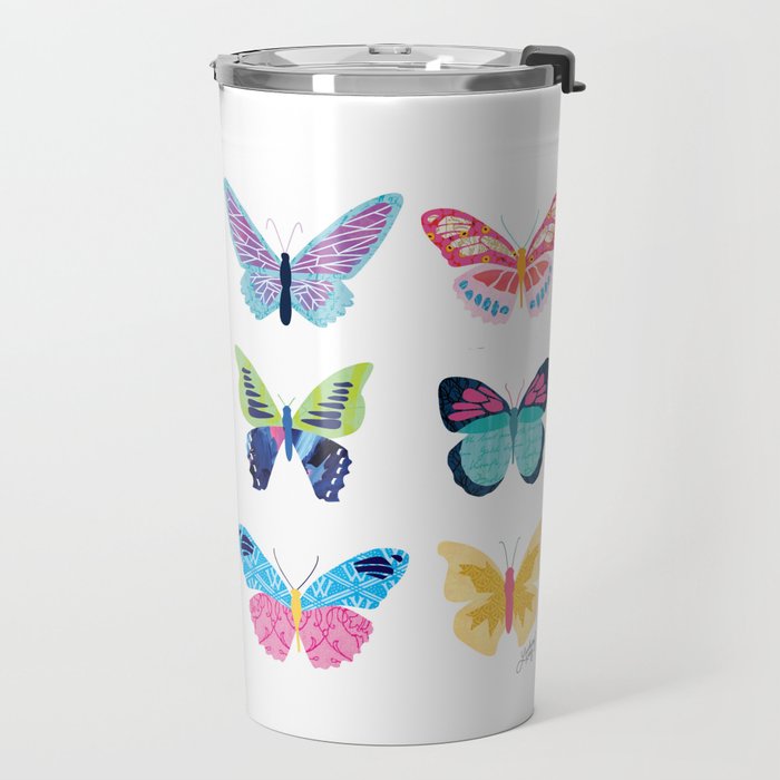 Colorful Butterflies  Travel Mug Gallery Image 2