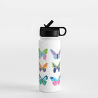 Colorful Butterflies  Water Bottle Gallery Image 1