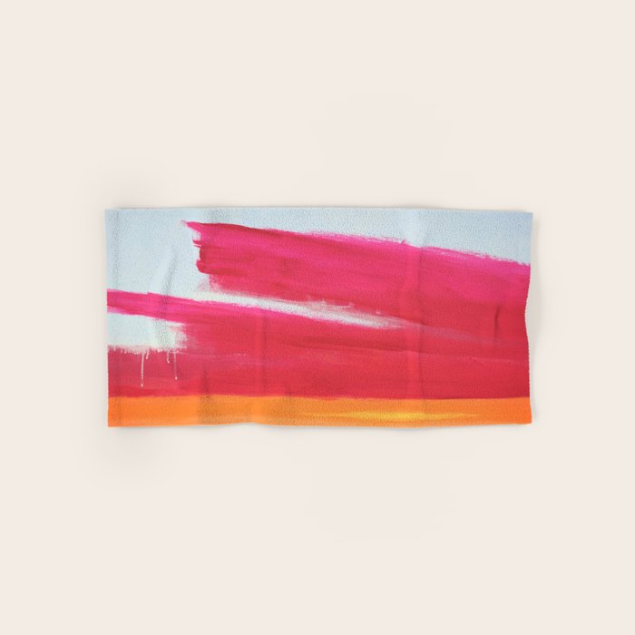 Late Winter Sunset Bath Towel Gallery Image 1