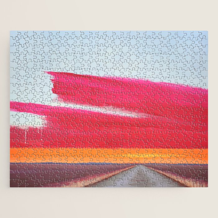 Late Winter Sunset Jigsaw Puzzle Gallery Image 1