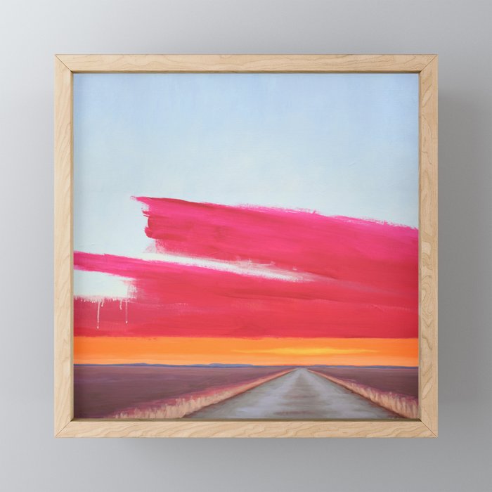 Late Winter Sunset Mini Art Print Gallery Image 1