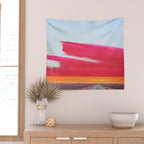 Late Winter Sunset Wall Tapestry Gallery Image 2
