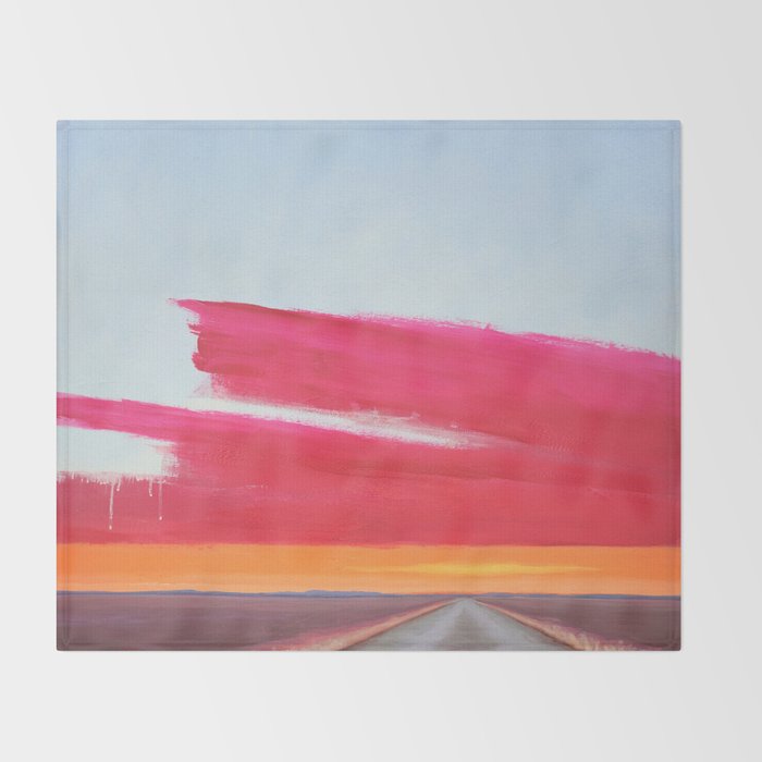 Late Winter Sunset Throw Blanket Gallery Image 2
